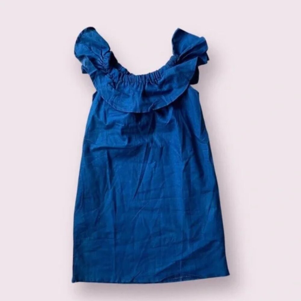 Blue Ruffle Dress
